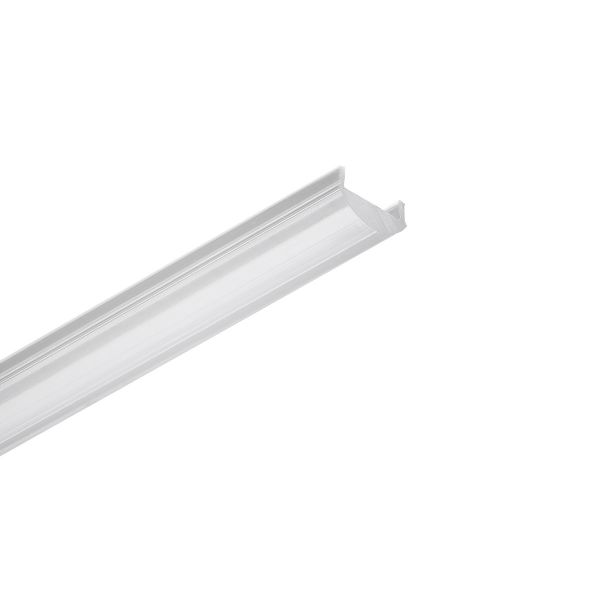 transparente Abdeckung für Aluminium LED Aufbauprofil UNI 12 CC-203 und CC-203-BLK