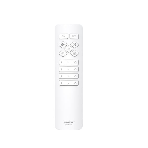 LED Funkfernbedienung - 4 Zonen - 1 bis 2 Kanal - 2,4 GHz - Weiß