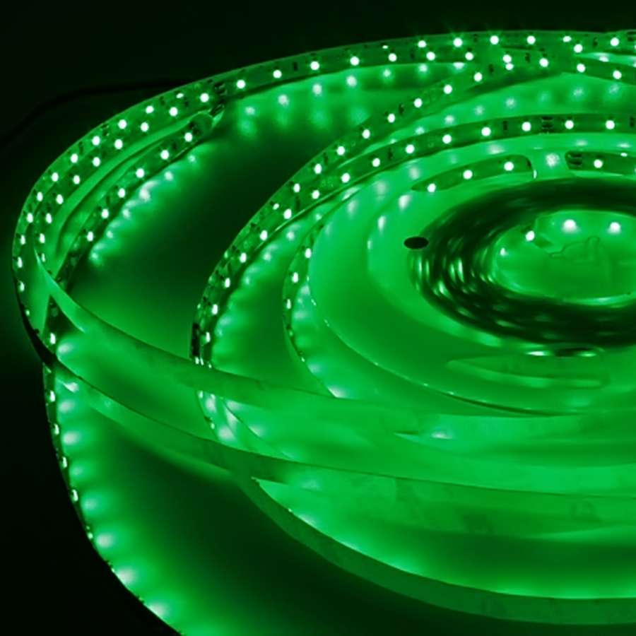 12V LED Streifen – grün – 60 LEDs je Meter – alle 5cm | leds24.com