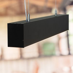 24V Black Line Aluminium LED Pendelleuchte - einstellbare Farbtemperatur - diffuse Abdeckung 24V Black Line Aluminium LED Pendelleuchte - einstellbare Farbtemperatur - diffuse Abdeckung