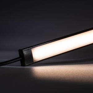 24V Black Line Slim Aluminium LED Leiste - COB - neutralweiß - schwarze Abdeckung 24V Black Line Slim Aluminium LED Leiste - COB - neutralweiß - schwarze Abdeckung