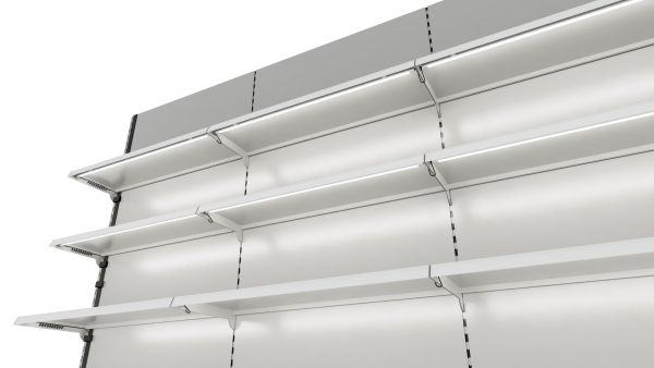 Store Shelf Komplettset Regalbeleuchtung 100cm kaltweiß | leds24.com