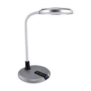 PLATON LED - Schreibtischleuchte in silber - Lichtfarbe: weiß einstellbar PLATON LED - Schreibtischleuchte in silber - Lichtfarbe: weiß einstellbar