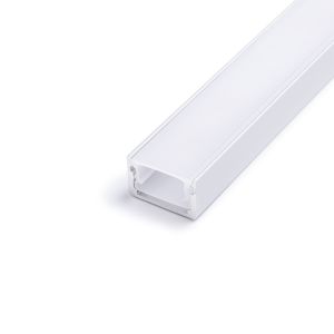 Aluminium LED Aufputz Profil in Wunschlänge, wasserfest, diffuse Abdeckung, 1,8 x 1,1cm Aluminium LED Aufputz Profil in Wunschlänge, wasserfest, diffuse Abdeckung, 1,8 x 1,1cm