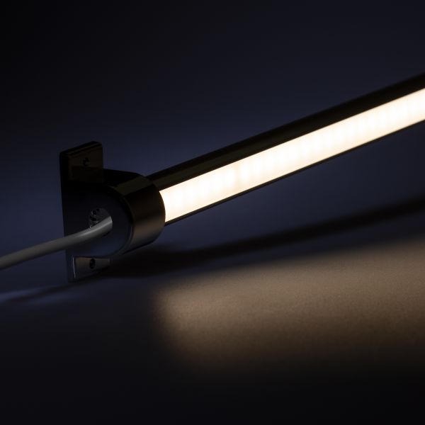 24V Aluminium LED Leiste - einstellbare Abstrahlrichtung– neutralweiß – diffuse Abdeckung