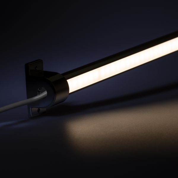 24V Aluminium LED Leiste - einstellbare Abstrahlrichtung– tageslichtweiß – diffuse Abdeckung