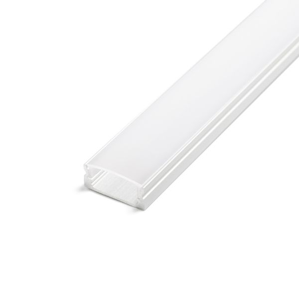 Aluminium LED Aufputz Profil in Wunschlänge, slim, 1,71 x 0,8cm