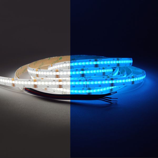 24V wasserfester LED Streifen - RGBW - IP65 - 784 LEDs je Meter - alle 3,57cm teilbar