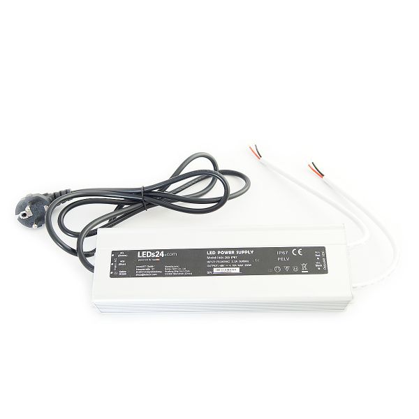 48V DC - wasserfestes Netzteil stabilisiert - 200Watt - IP67