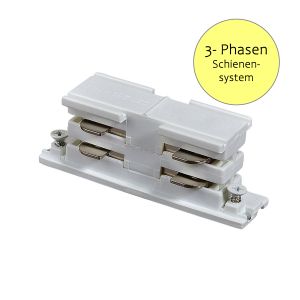 I - Verbinder für 3-Phasen-Stromschienensystem - weiß I - Verbinder für 3-Phasen-Stromschienensystem - weiß