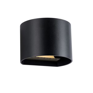 Garden Lights, 12V Wandleuchte - Goura schwarz, 6W, warmweiß, IP44 Garden Lights, 12V Wandleuchte - Goura schwarz, 6W, warmweiß, IP44