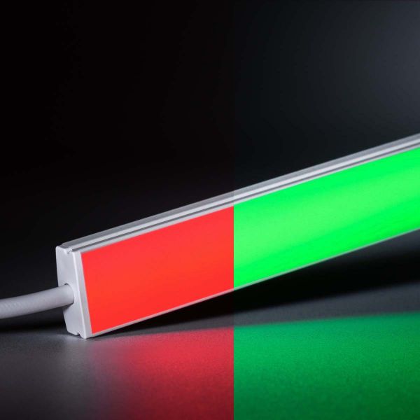 24V White Line Slim LED Leiste - COB - RGB - diffuse Abdeckung