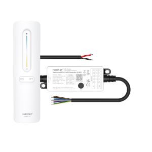 LED Funk Controller Set - 1 Zone - 1 bis 2 Kanal - CCT - Fernbedienung (2,4 GHz) - IP66 wasserfest LED Funk Controller Set - 1 Zone - 1 bis 2 Kanal - CCT - Fernbedienung (2,4 GHz) - IP66 wasserfest