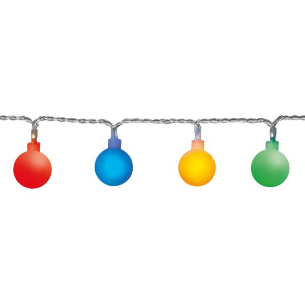 Berry - Deko Lichterkette für außen - 7,35 m - 50 LEDs - Netzbetrieb - Mehrfarbig