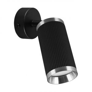 FRIDA SPT 1 - Decken Spotleuchte in schwarz/chrom - Lichtfarbe: individuell wählbar FRIDA SPT 1 - Decken Spotleuchte in schwarz/chrom - Lichtfarbe: individuell wählbar