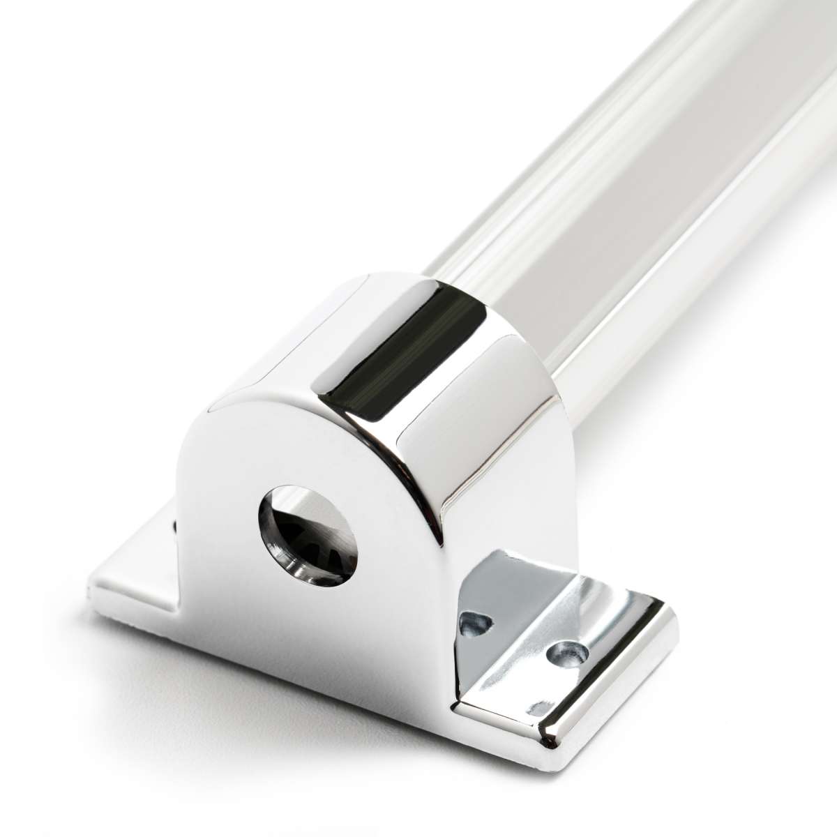 Aluminium LED Rund Profil, ohne Abdeckung, 1,6 x 100cm | leds24.com