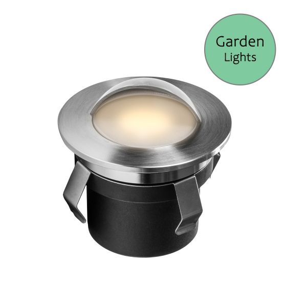 12V Einbaustrahler - Garden Lights - Fidas - 1,2W, warmweiß, IP67