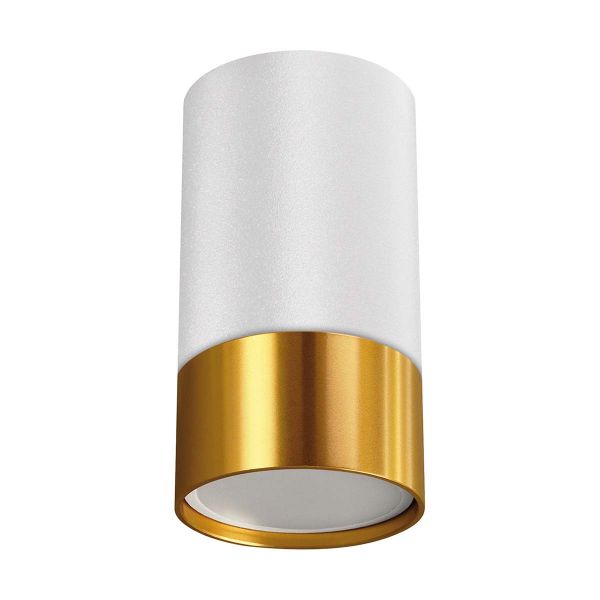 Ideus, 230V LED - Deckenleuchte - GU10, weiß - gold