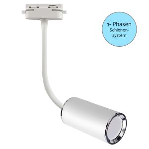 230V LED 1-Phasen Schienenleuchte - Megan Tra 42 - 35W - GU10, weiß 230V LED 1-Phasen Schienenleuchte - Megan Tra 42 - 35W - GU10, weiß