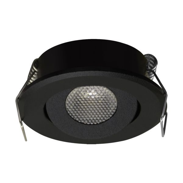 MATI LED C - Einbau Deckenspot in schwarz - 1,5 W - Lichtfarbe: neutralweiß