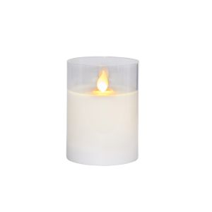 Twinkle - Kerze für innen - Transparent - Höhe: 10 cm - Batteriebetrieb - Timer - sanft flackernd Twinkle - Kerze für innen - Transparent - Höhe: 10 cm - Batteriebetrieb - Timer - sanft flackernd