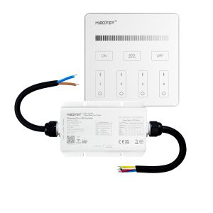 LED Funk Controller Set - 4 Zonen - 1 Kanal - Fernbedienung (2,4 GHz) - IP67 wasserfest LED Funk Controller Set - 4 Zonen - 1 Kanal - Fernbedienung (2,4 GHz) - IP67 wasserfest