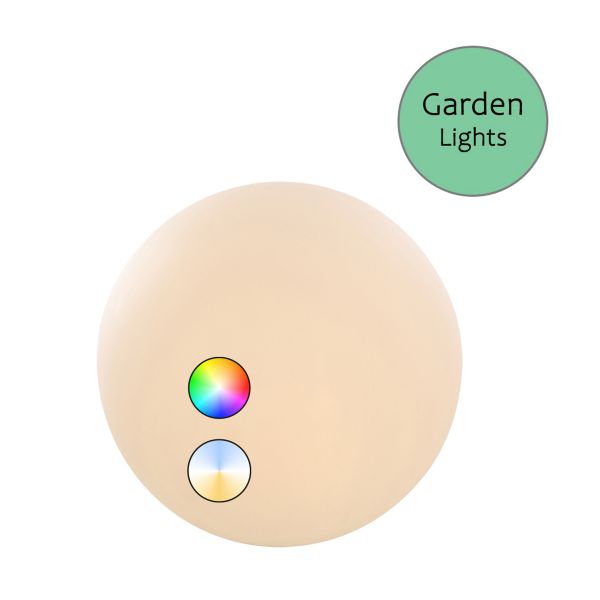 12V SMART Wegeleuchte - Garden Lights - Round 40 Plus, 5W, RGB + CCT, IP44, per App steuerbar