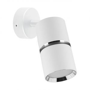 DIOR SPT 1 - Decken Spotleuchte in weiß/chrom - Lichtfarbe: individuell wählbar DIOR SPT 1 - Decken Spotleuchte in weiß/chrom - Lichtfarbe: individuell wählbar