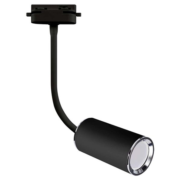 Ideus, 230V LED 1-Phasen Schienenleuchte - Megan Tra 42 - 35W - GU10, schwarz