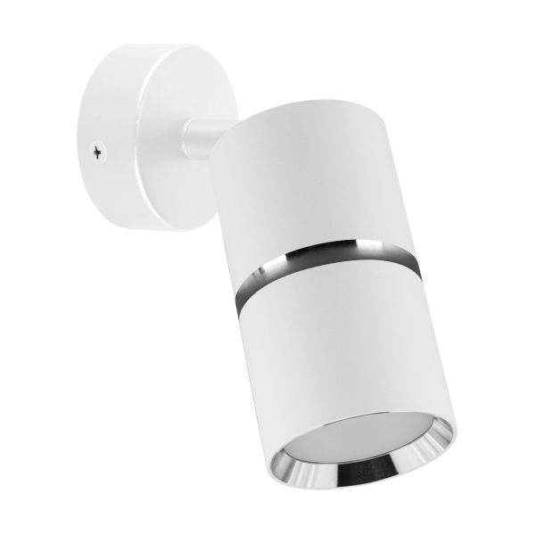 DIOR SPT 1 - Decken Spotleuchte in weiß/chrom - Lichtfarbe: individuell wählbar