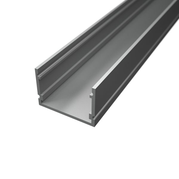 Aluminium LED Aufputz Profil, Classic Maxi, 3,0 x 2,0