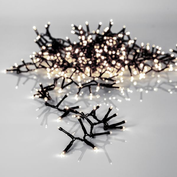 Star Trading, LED-Lichterkette, 800 LEDs, ca. 16 m, Lichtfarbe Neutralweiß, für Innen und Außen, IP4