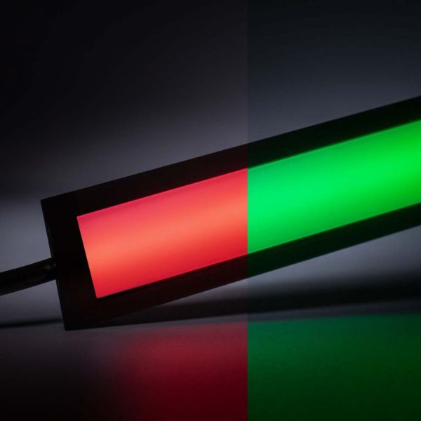 24V Black Line Einbau LED Leiste schmal - COB - RGB - diffuse Abdeckung