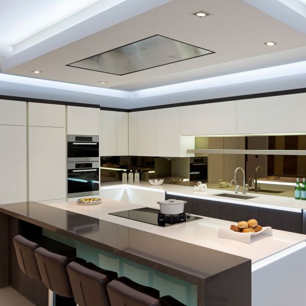 24V Slim-Line Aluminium LED Leiste - neutralweiß - diffuse Abdeckung - bis 3m Länge