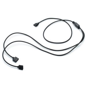 Quick-System 5polig 2.54 - Y-Verteilerkabel - 3x50cm - black Quick-System 5polig 2.54 - Y-Verteilerkabel - 3x50cm - black