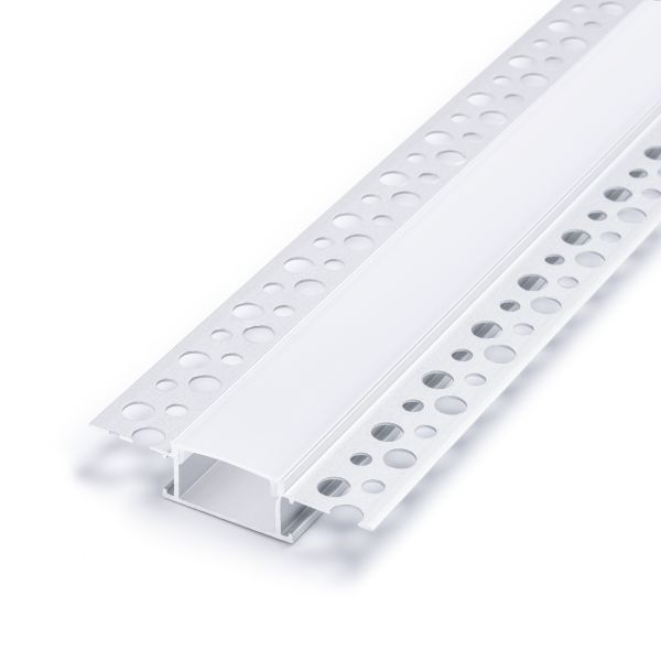 Aluminium LED Unterputz Profil, Trockenbau ideal, 2,42 x 1,38cm