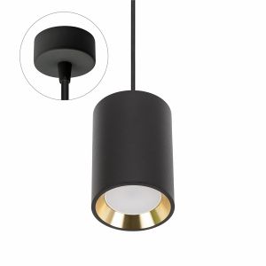 Chloe mini - Pendelleuchte in schwarz/gold - Lichtfarbe: individuell wählbar Chloe mini - Pendelleuchte in schwarz/gold - Lichtfarbe: individuell wählbar