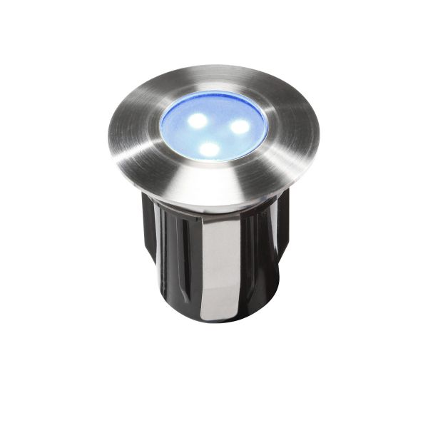 Garden Lights, 12V Einbaustrahler - Alpha, 0,5W, blau, IP67
