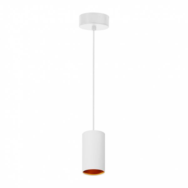 Chloe X1 - Pendelleuchte in weiß/gold - Lichtfarbe: individuell wählbar