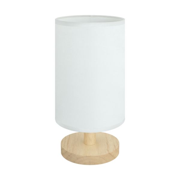 BELA - Nachttischleuchte in kiefer/beige - Lichtfarbe: individuell wählbar