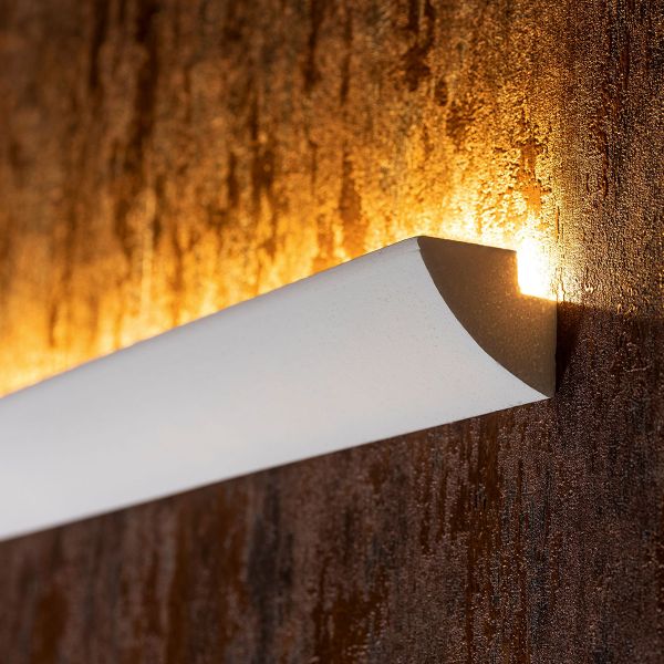 LED Stuckleiste, Dekorleiste, 4,5 x 4,8 x 200cm
