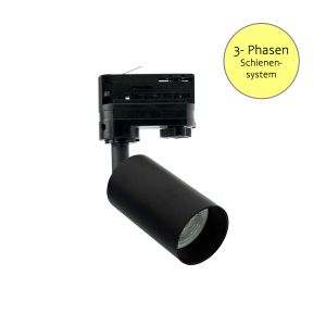 230V LED 3-Phasen Schienenleuchte - Madara Optimo - 10W - GU10, schwarz 230V LED 3-Phasen Schienenleuchte - Madara Optimo - 10W - GU10, schwarz