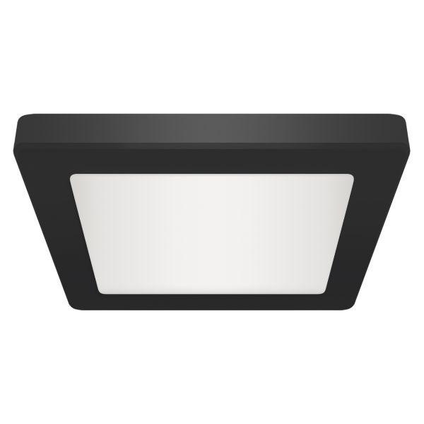 OLGA LED D - Decken Aufbauleuchte in schwarz - 24 W - Lichtfarbe: weiß einstellbar