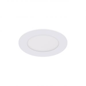 SLIM LED C - Decken Einbauleuchte in weiß - Ø12cm - 6W - Lichtfarbe: warmweiß SLIM LED C - Decken Einbauleuchte in weiß - Ø12cm - 6W - Lichtfarbe: warmweiß