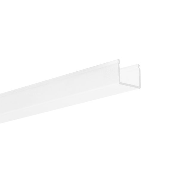 weiße und hohe Abdeckung für Aluminium LED Aufbauprofil Combo 30, CC-200-WHT und CC-200-BLK
