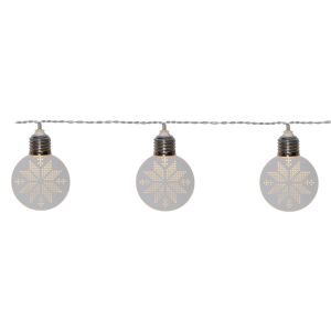 Ornament - Deko Lichterkette für innen - 1,8 m - 10 LEDs - Timer - Batteriebetrieb - Warmweiß Ornament - Deko Lichterkette für innen - 1,8 m - 10 LEDs - Timer - Batteriebetrieb - Warmweiß