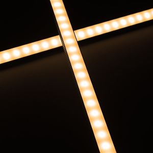 24V wasserfeste Aluminium LED Leiste – warmweiß – 100cm – diffuse Abdeckung – IP65 24V wasserfeste Aluminium LED Leiste – warmweiß – 100cm – diffuse Abdeckung – IP65