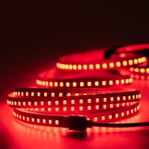 24V LED Streifen – rot – 140 LEDs je Meter – alle 5cm teilbar 24V LED Streifen – rot – 140 LEDs je Meter – alle 5cm teilbar