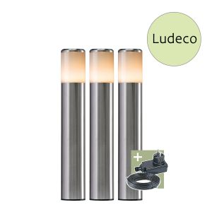 12V Wegeleuchte - Ludeco - Sten 3er Set, 3W, warmweiß, IP44 12V Wegeleuchte - Ludeco - Sten 3er Set, 3W, warmweiß, IP44