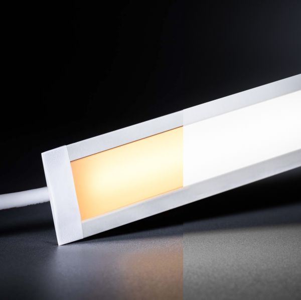 24V White Line Einbau LED Leiste schmal - COB - Farbtemperatur einstellbar - diffuse Abdeckung